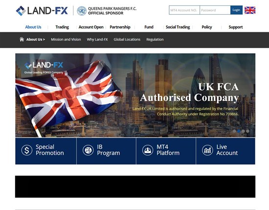 LandFX теперь с британской лицензией